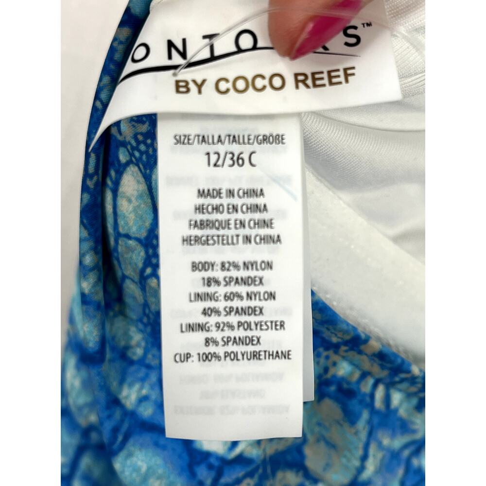 NWT Contours by Coco Reef Shapemaker Swimwear, size 12/36C - Picture 11 of 12